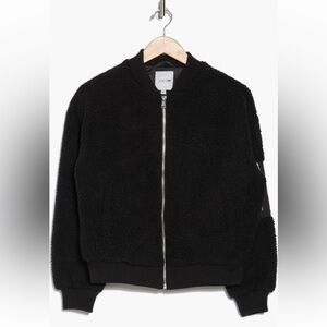 Joe's Jeans Black Bomber Jacket NWOT - never worn